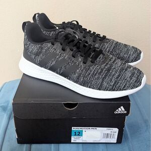 New Adidas Men's Puremotion Sneakers‎ Shoes Black Size 12
